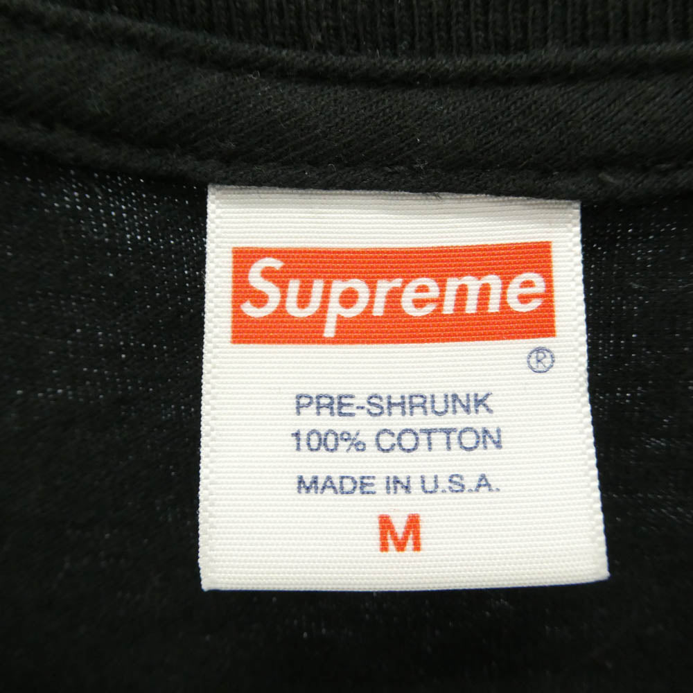 Supreme シュプリーム 20AW Clientele Tee クライアンテル グラフィック プリント コットン 半袖 Tシャツ カットソー ブラック系 M【中古】