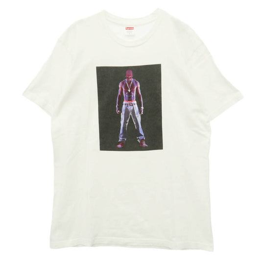 Supreme シュプリーム 20SS Tupac Hologram Tee ツーパック ホログラム グラフィック プリント 半袖 Tシャツ カットソー ホワイト系 L【中古】
