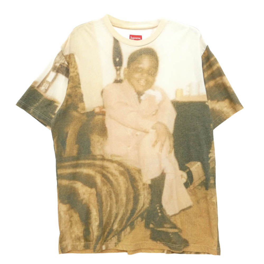 Supreme シュプリーム Biggie S/S Top ビギー フォト グラフィック プリント コットン ブレンド ジャージー 半袖 Ｔシャツ カットソー マルチカラー系 M【中古】