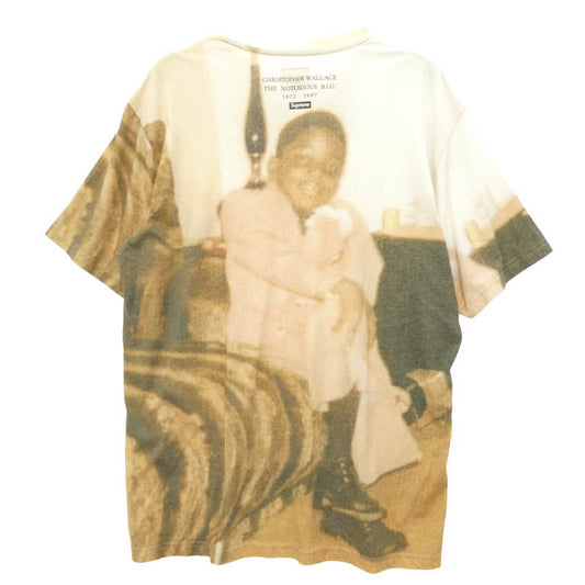 Supreme シュプリーム Biggie S/S Top ビギー フォト グラフィック プリント コットン ブレンド ジャージー 半袖 Ｔシャツ カットソー マルチカラー系 M【中古】