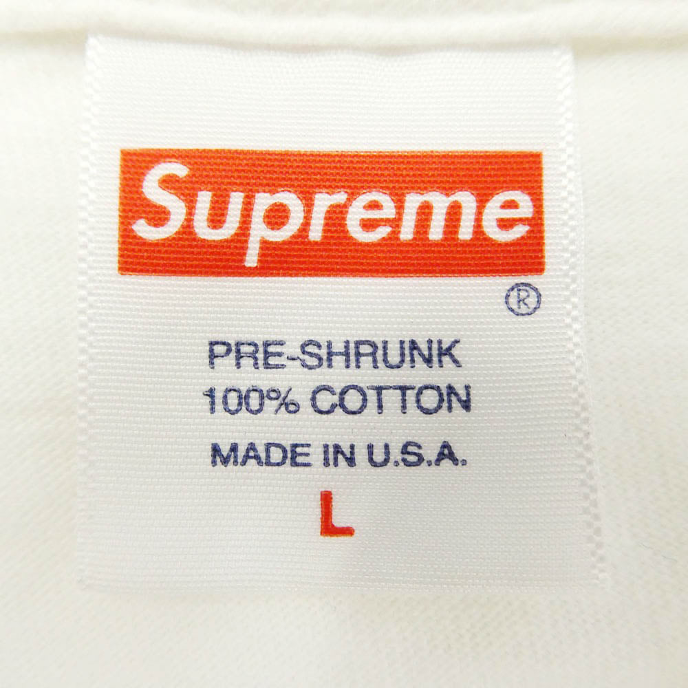 Supreme シュプリーム 20SS Ichi The Killer L/S Tee イーチーザキラー 殺し屋1 グラフィック プリント 長袖 Tシャツ カットソー ロンT ホワイト系 L【中古】