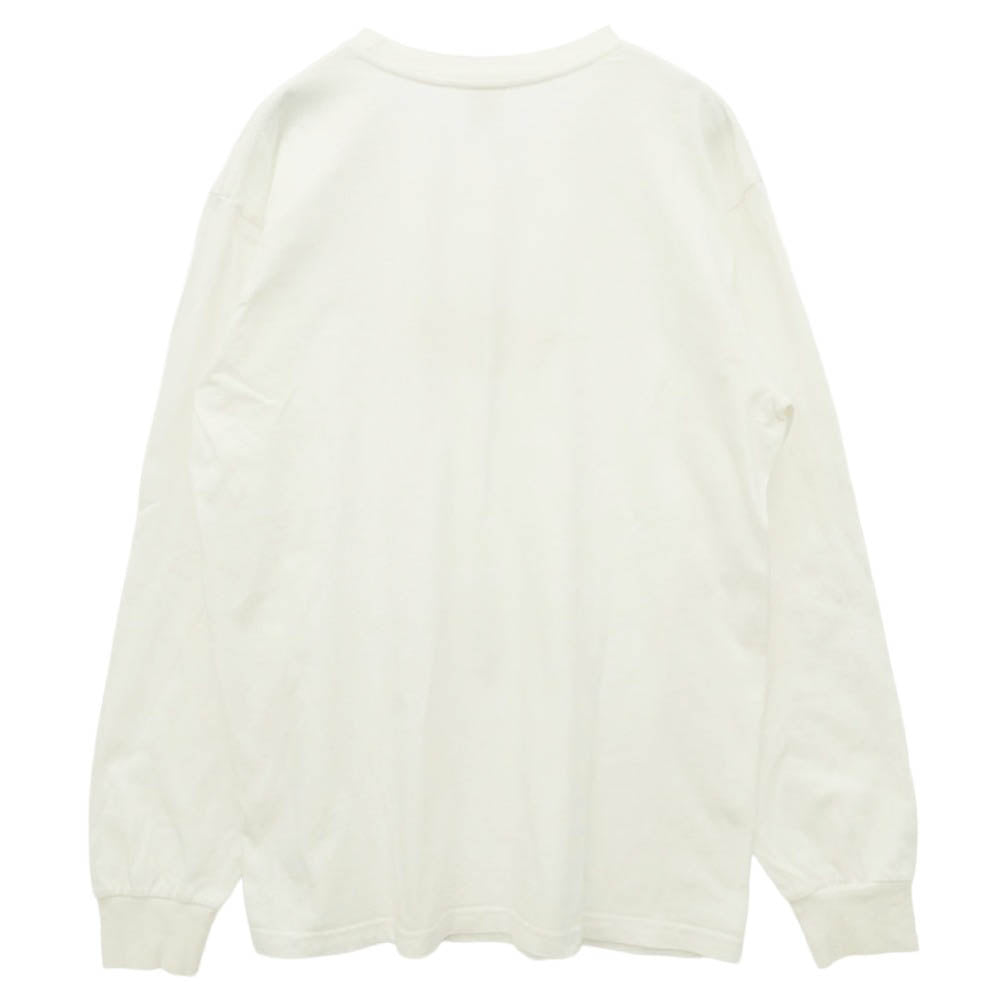Supreme シュプリーム 20AW Box Logo L/S Tee ボックスロゴ コットン 長袖 Tシャツ カットソー ロンT ホワイト系 L【中古】
