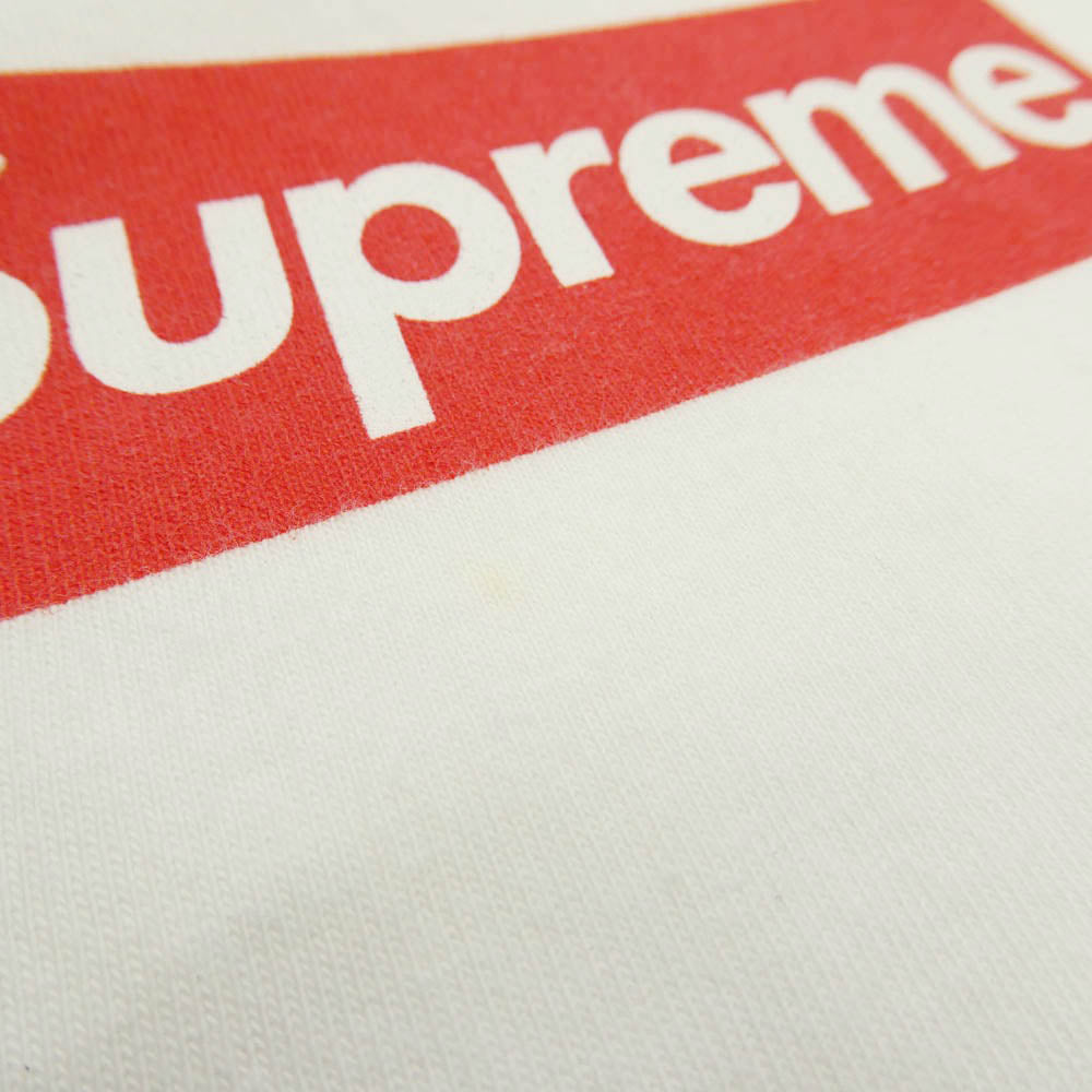 Supreme シュプリーム 20AW Box Logo L/S Tee ボックスロゴ コットン 長袖 Tシャツ カットソー ロンT ホワイト系 L【中古】