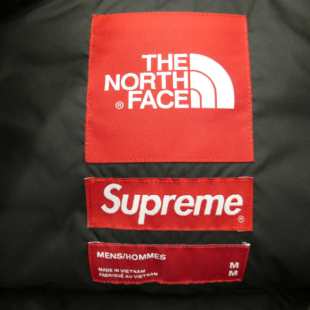 Supreme シュプリーム THE NORTH FACE ノースフェイス 19AW ND91901I × Statue of Liberty Baltoro Jacket 自由の女神 グラフィック プリント ジップアップ バルトロ ダウンジャケット マルチカラー系 M【中古】