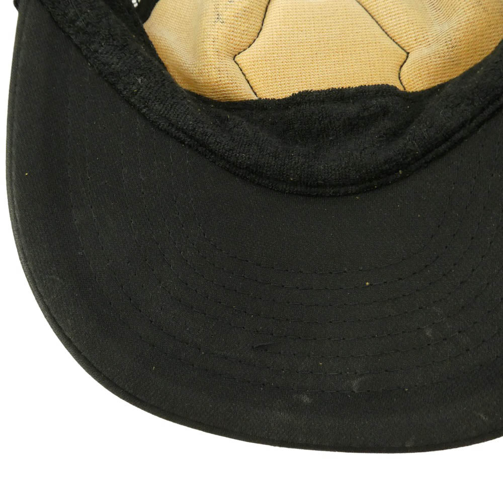 CHROME HEARTS クロムハーツ（原本無） The Rolling Stones Lip And Tongue Mesh Cap ローリングストーンズ OLD オールド リップ&タン クロスボールボタン メッシュ トラッカーキャップ 帽子 ブラック系【中古】