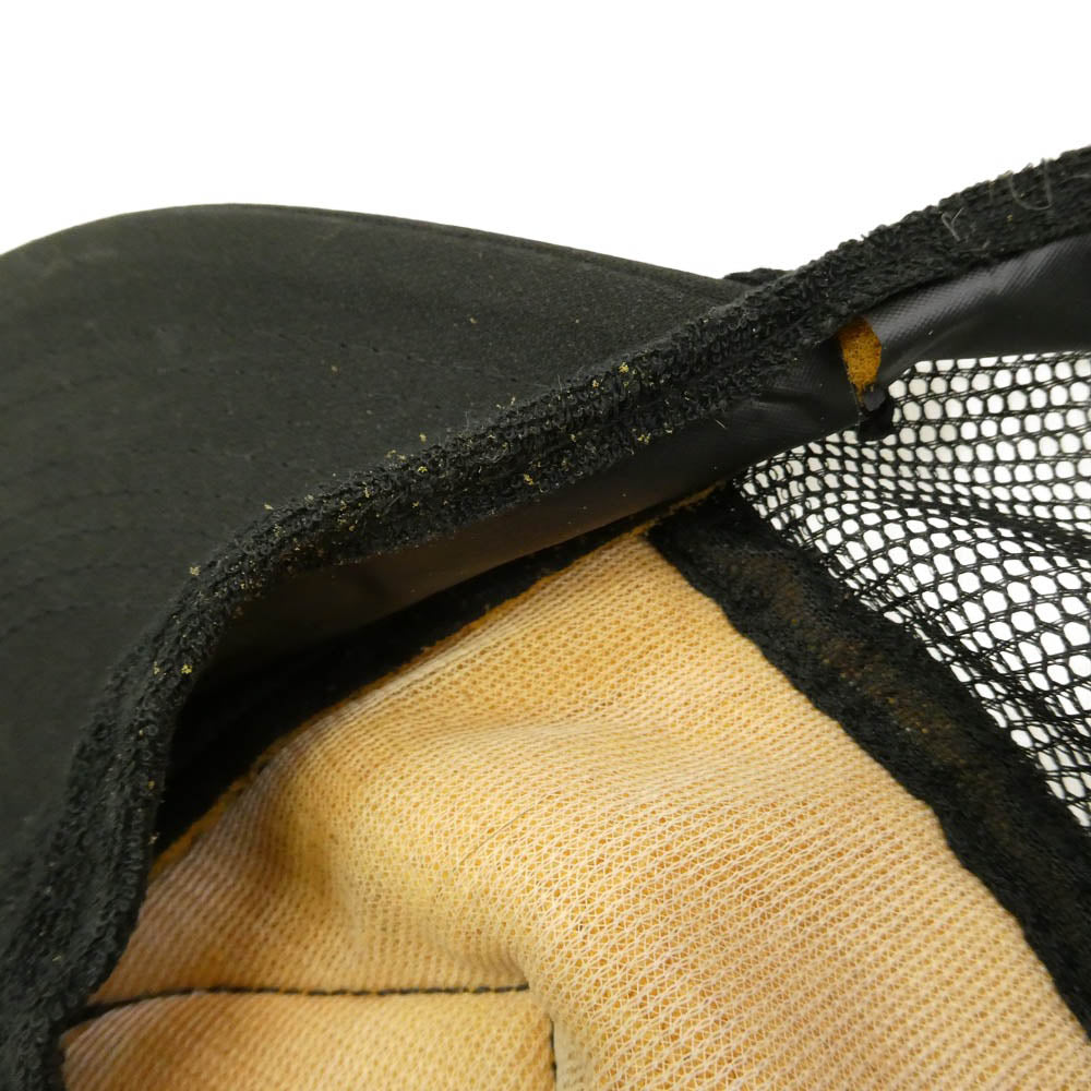 CHROME HEARTS クロムハーツ（原本無） The Rolling Stones Lip And Tongue Mesh Cap ローリングストーンズ OLD オールド リップ&タン クロスボールボタン メッシュ トラッカーキャップ 帽子 ブラック系【中古】