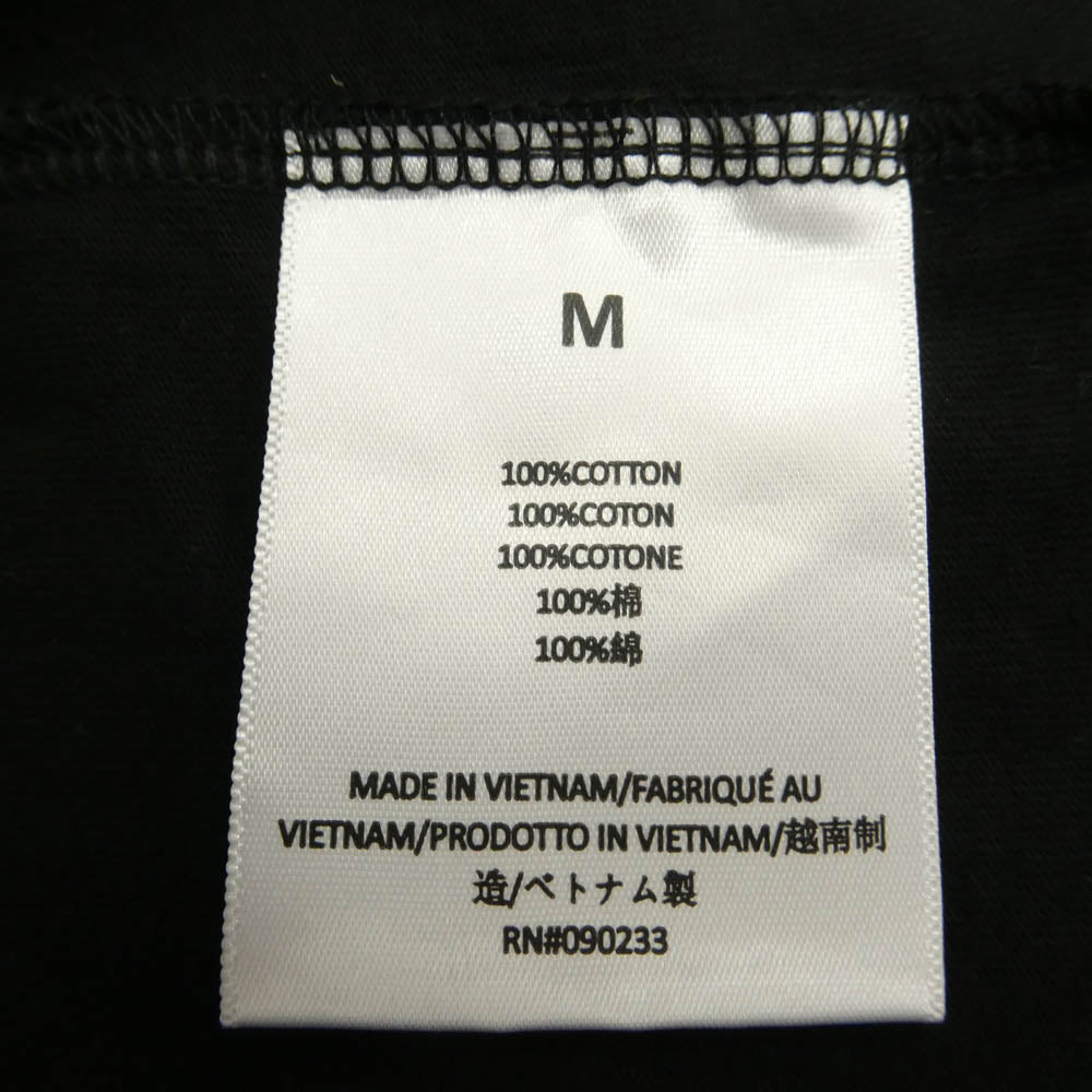 FEAR OF GOD フィアオブゴッド ESSENTIALS エッセンシャルズ アーチロゴ モックネック 半袖 Tシャツ ブラック系 M【中古】