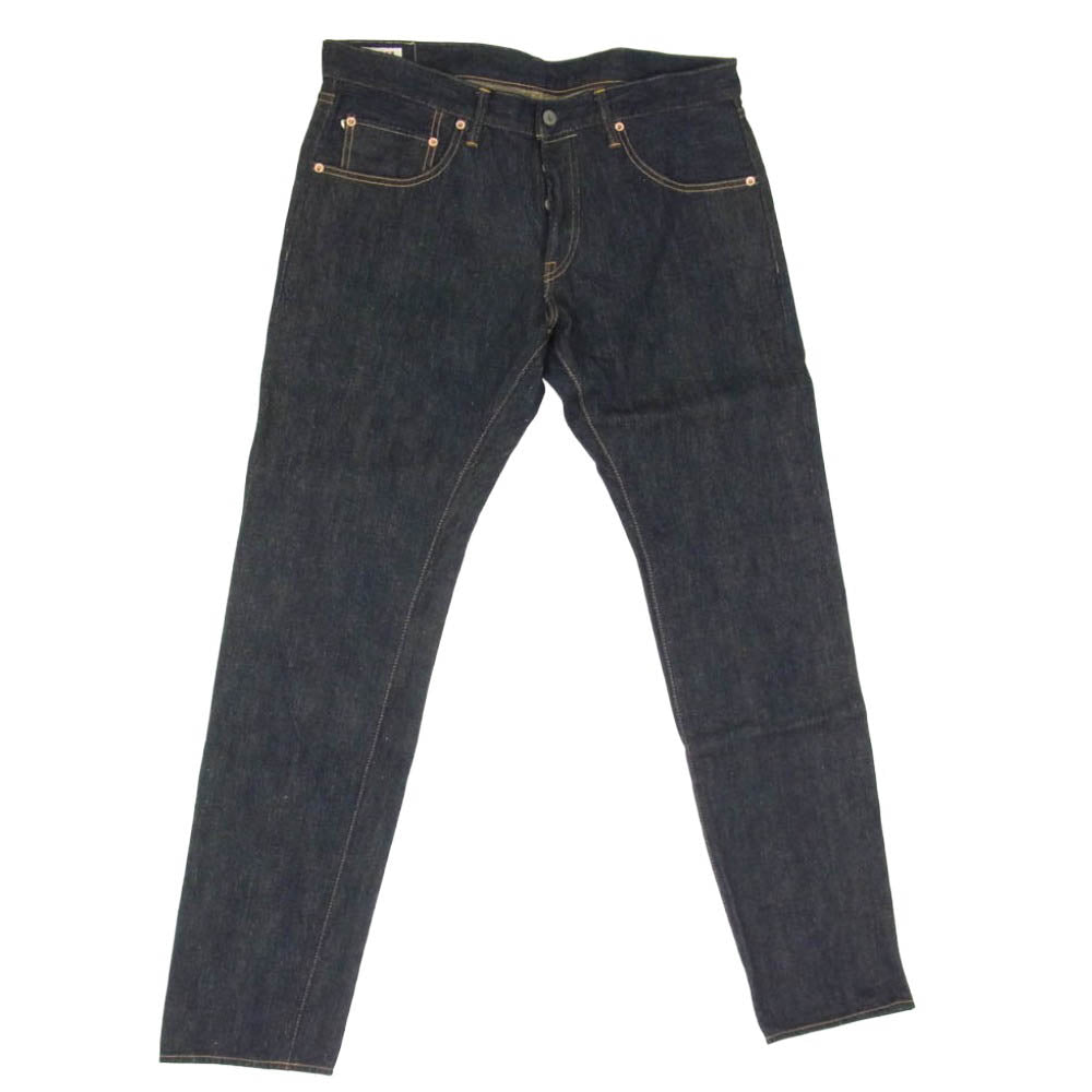 ONI DENIM 鬼デニム ONI622-GC15 15oz グリーンキャスト デニム パンツ ジーンズ リラックステーパード インディゴブルー系 34【極上美品】【中古】