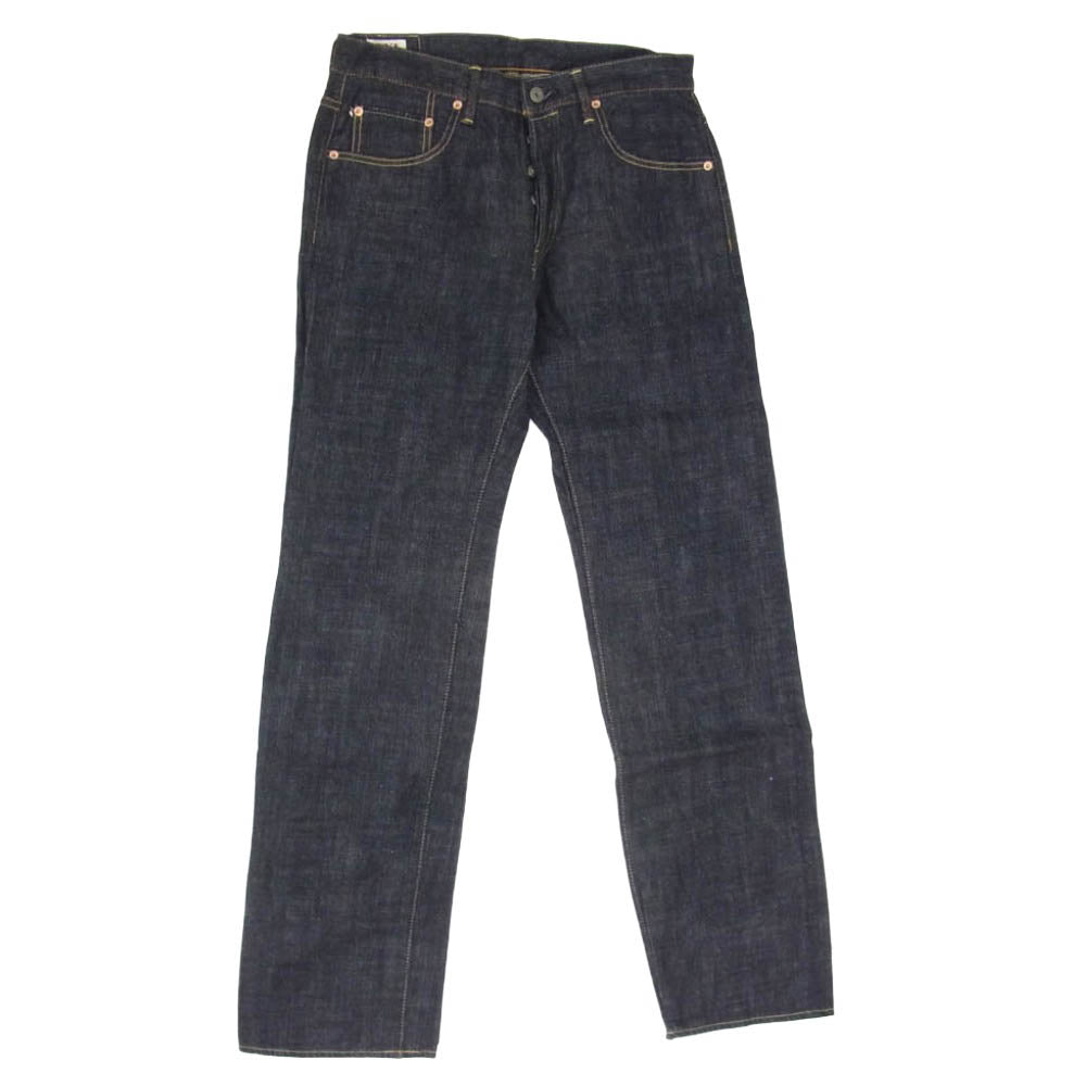 ONI DENIM 鬼デニム ONI270-LS13.5 13.5oz ロングスラブ デニム パンツ ジーンズ ジャストライトストレート w32 インディゴブルー系 32【極上美品】【中古】
