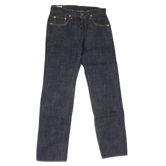 ONI DENIM 鬼デニム ONI270-LS13.5 13.5oz ロングスラブ デニム パンツ ジーンズ ジャストライトストレート w32 インディゴブルー系 32【極上美品】【中古】