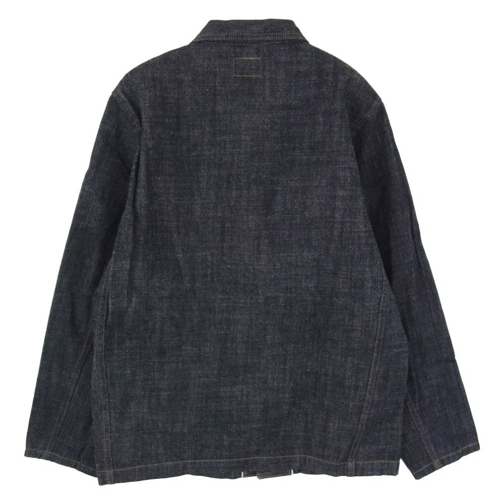ONI DENIM 鬼デニム ON-03502N-LS13.5 13.5oz ロングスラブ デニム カバーオール ジャケット インディゴブルー系 38【極上美品】【中古】