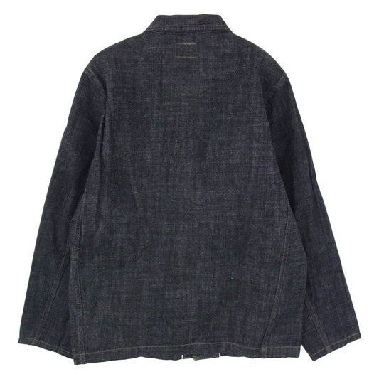 ONI DENIM 鬼デニム ON-03502N-LS13.5 13.5oz ロングスラブ デニム カバーオール ジャケット インディゴブルー系 38【極上美品】【中古】