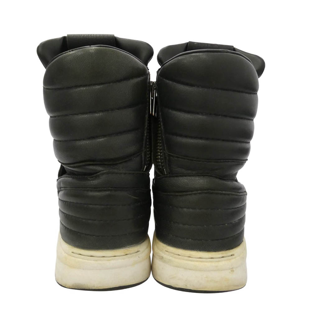 DIET BUTCHER SLIM SKIN ダイエットブッチャースリムスキン 01730099 レザー レースアップ スニーカー ブラック系 41【中古】