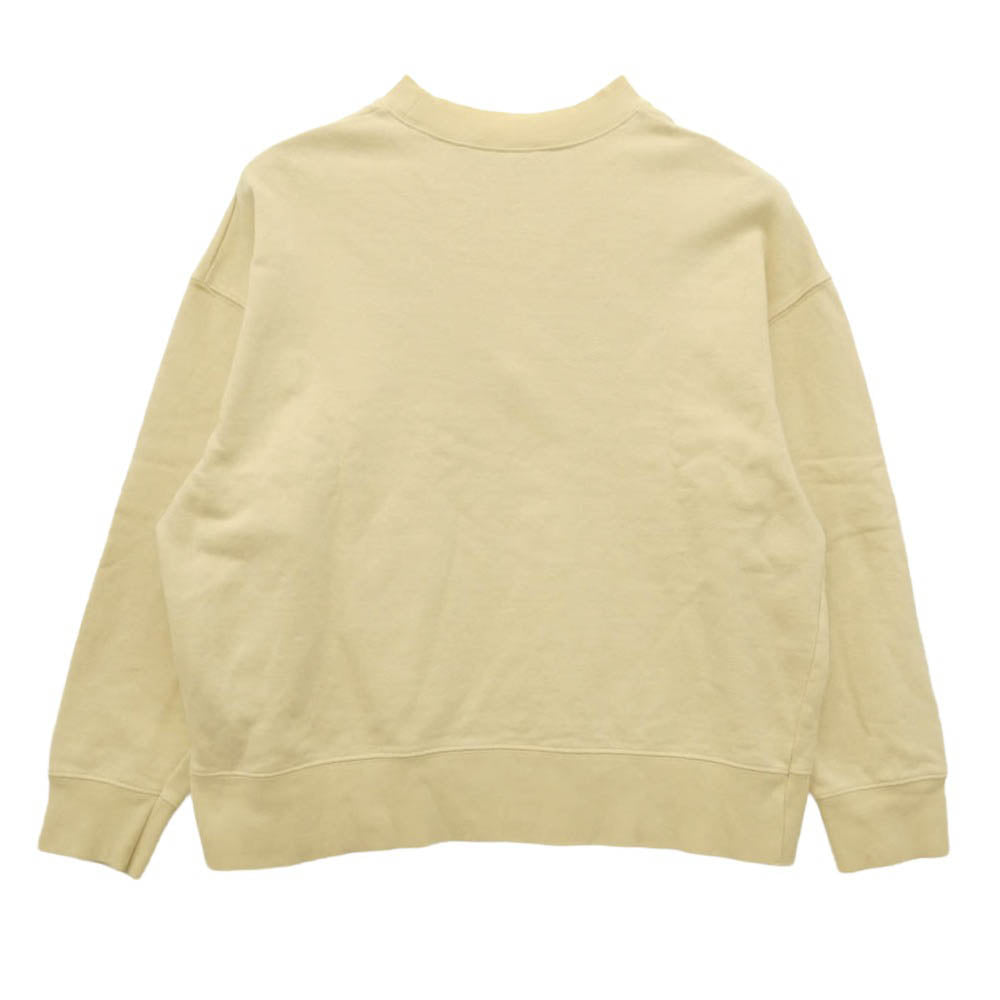 PALM ANGELS パームエンジェルス PMBA065F23FLE001 グラフィック プリント クルーネック スウェット トレーナー ライトベージュ系 S【中古】