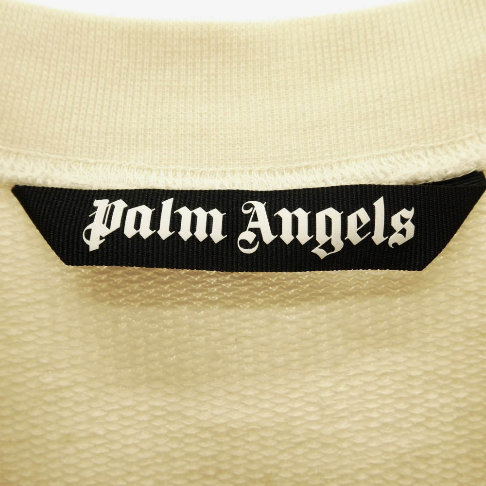 PALM ANGELS パームエンジェルス PMBA065F23FLE001 グラフィック プリント クルーネック スウェット トレーナー ライトベージュ系 S【中古】