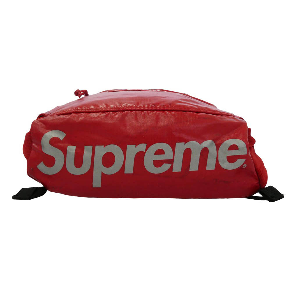 Supreme シュプリーム 17AW Waist Bag ロゴプリント ウエスト バッグ ショルダー バッグ レッド系【中古】