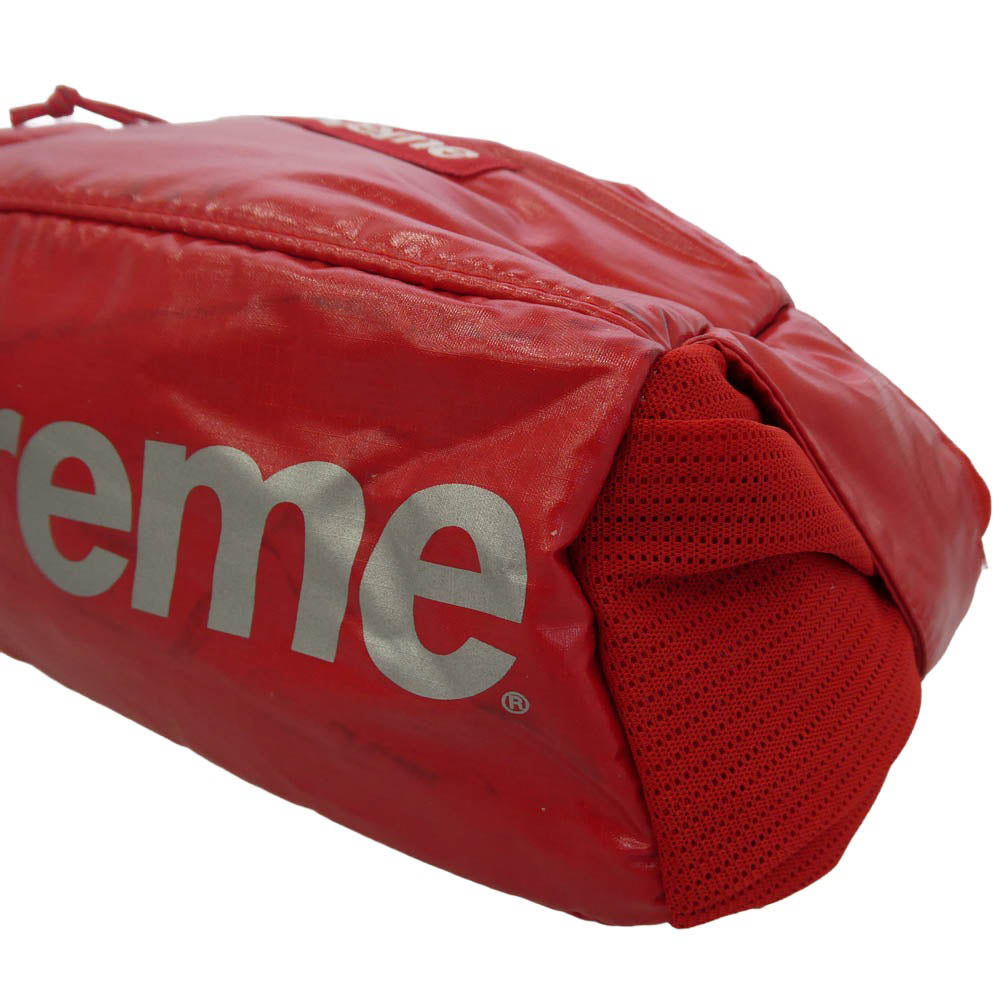Supreme シュプリーム 17AW Waist Bag ロゴプリント ウエスト バッグ ショルダー バッグ レッド系【中古】