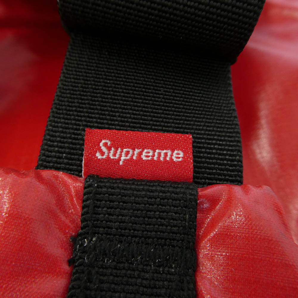 Supreme シュプリーム 17AW Waist Bag ロゴプリント ウエスト バッグ ショルダー バッグ レッド系【中古】