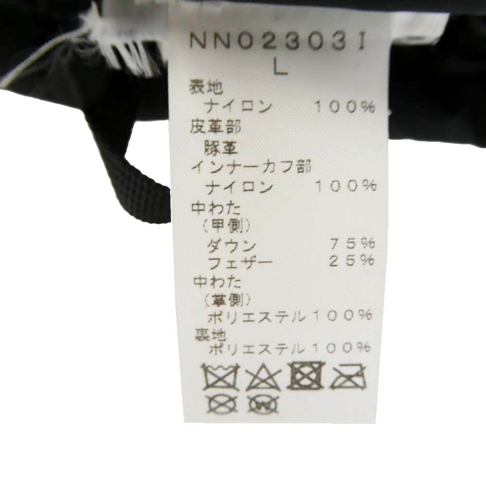 Supreme シュプリーム THE NORTH FACE ノースフェイス 23SS NN02303I × THE NORTH FACE ノースフェイス Trompe Loeil Printed Montana Mitt ロゴプリント 手袋 ミトン グローブ パープル系 ブラック系 L【中古】