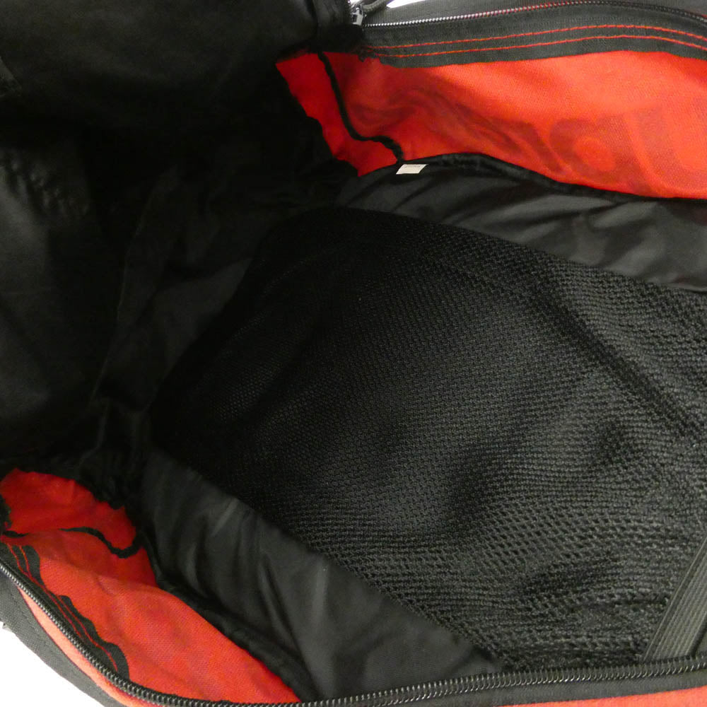 Supreme シュプリーム 14SS Logo Backpack CORDURA サイドロゴ バックパック リュック バッグ レッド系 ブラック系【中古】