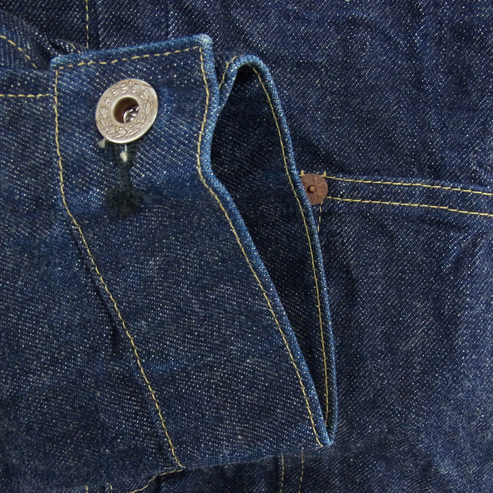 Buzz Rickson's バズリクソンズ Ｃ WORLD WAR II DENIM BLOUSE 1st TYPE 大戦モデル デニム ジャケット ブルー系 40【中古】