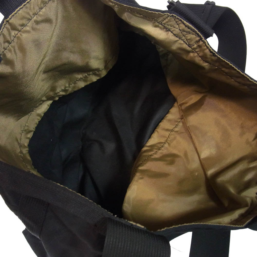 BRIEFING ブリーフィング MARGARET HOWELL マーガレットハウエル x MHL. マーガレットハウエル 2WAY ショルダー トートバッグ ブラック系【中古】