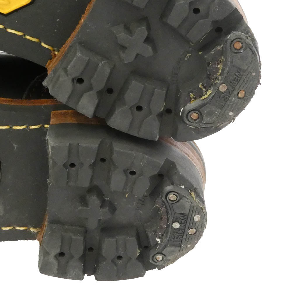 WESCO ウエスコ ENGINEER BOOTS BOSS エンジニア ブーツ ベルト ロング Vibramソール アウトドア シューズ ブラック系 6D【中古】