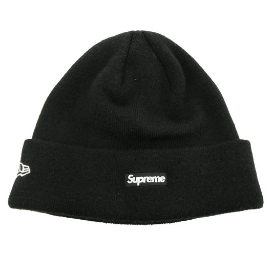 Supreme シュプリーム NEW ERA ニューエラ SWAROVSKI スワロフスキー 21SS × New Era ニューエラ × Swarovski スワロフスキー S Logo Beanie ロゴ ビーニー ニットキャップ 帽子 ブラック系【中古】