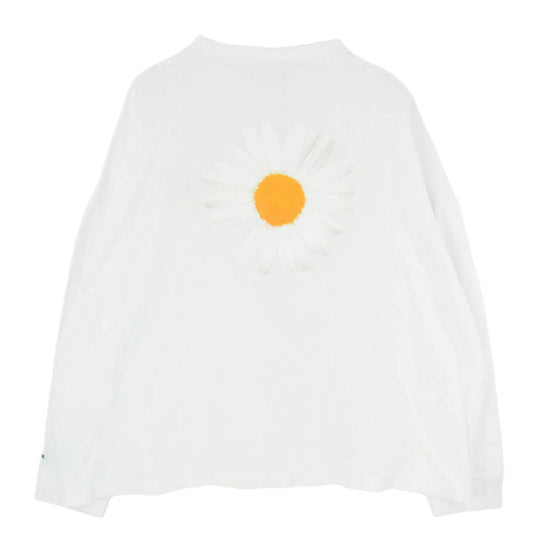 NIKE ナイキ DR0098-100 × PEACEMINUSONE PMO ピースマイナスワン ピーエムオー LS Tee フラワープリント ロングスリーブ Tシャツ 長袖 カットソー ホワイト系 L【中古】