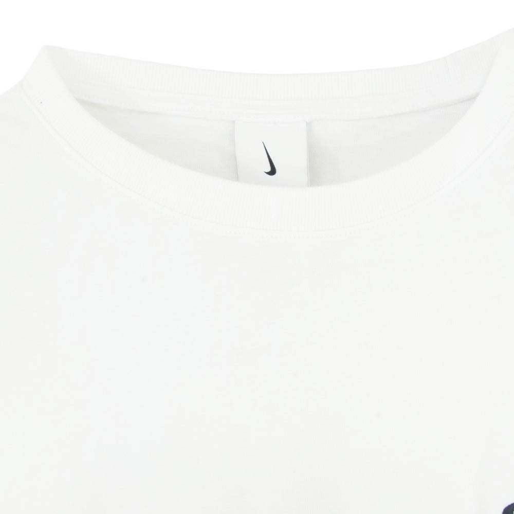 NIKE ナイキ DR0098-100 × PEACEMINUSONE PMO ピースマイナスワン ピーエムオー LS Tee フラワープリント ロングスリーブ Tシャツ 長袖 カットソー ホワイト系 L【中古】