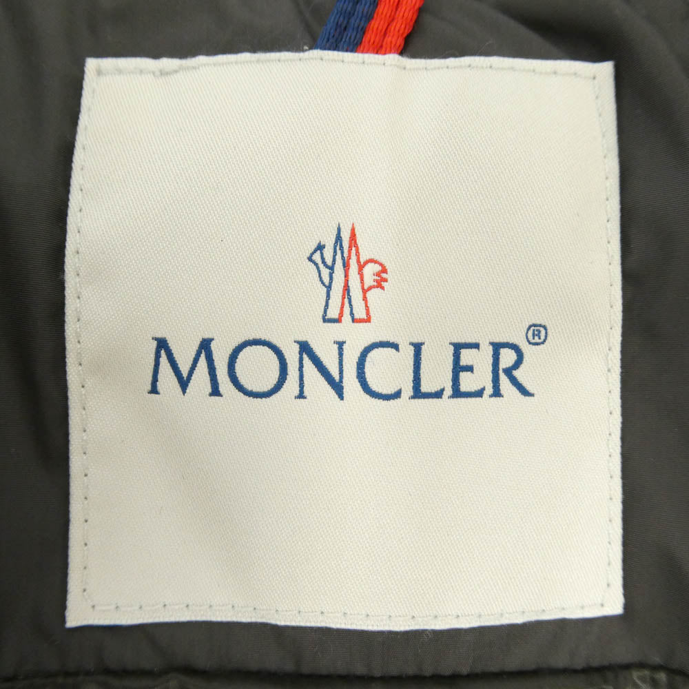 MONCLER モンクレール 320914131105 モンクレールジャパンタグ CANUT カヌート ウール切替 ダウンジャケット チャコール系 2【中古】