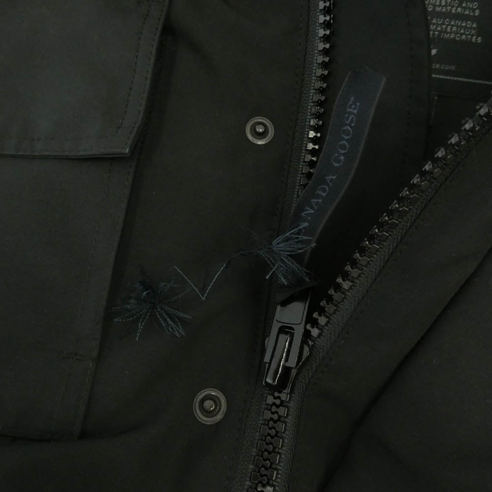 CANADA GOOSE カナダグース 4550MB カナダグースジャパンタグ BLACK LABEL MAITLAND PARKA ブラックレーベル メイトランド パーカー ダウンジャケット ブラック系 L【中古】