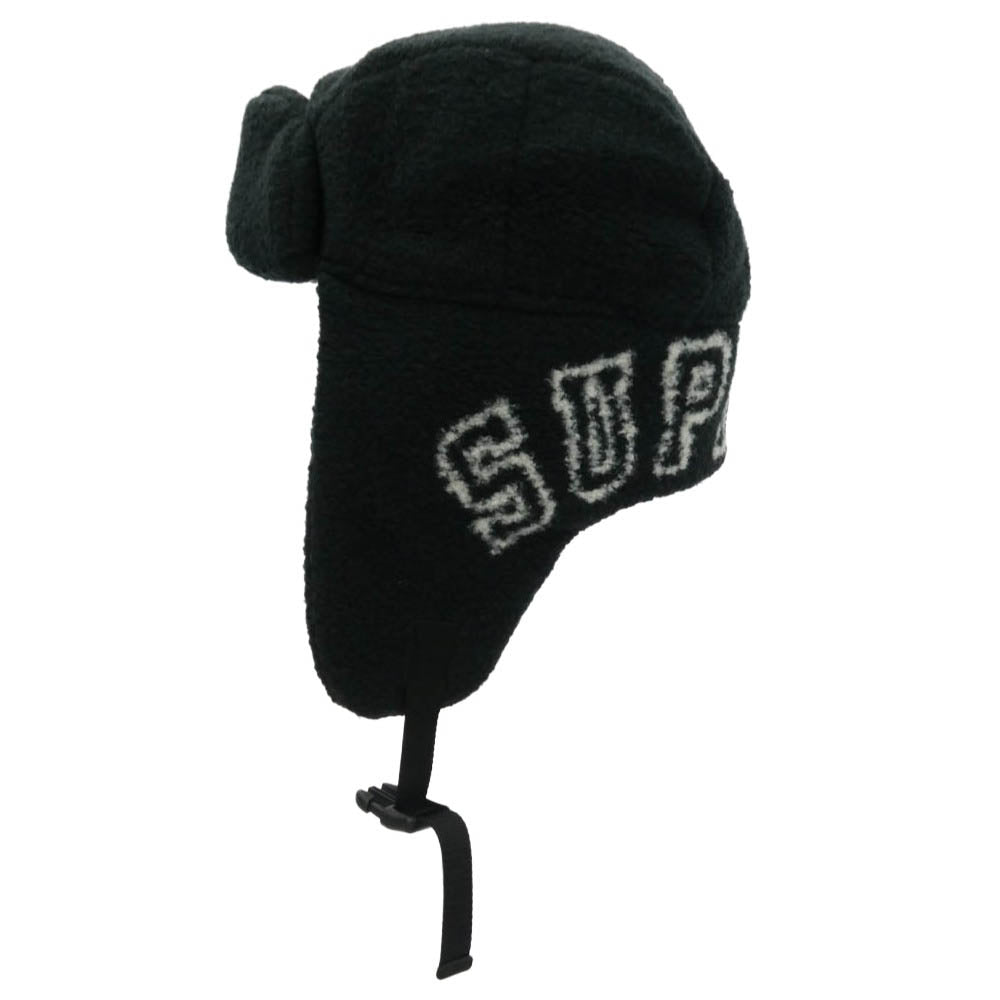 Supreme シュプリーム 23AW Shearling Trooper シアリング トルーパー フライト キャップ ブラック系 60cm【中古】
