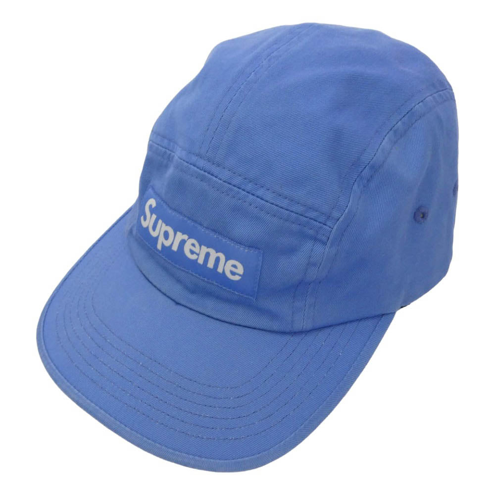 Supreme シュプリーム 24SS Washed Chino Twill Camp Cap ウォッシュド チノ ツイル キャンプ キャップ ブルー系 58cm【中古】