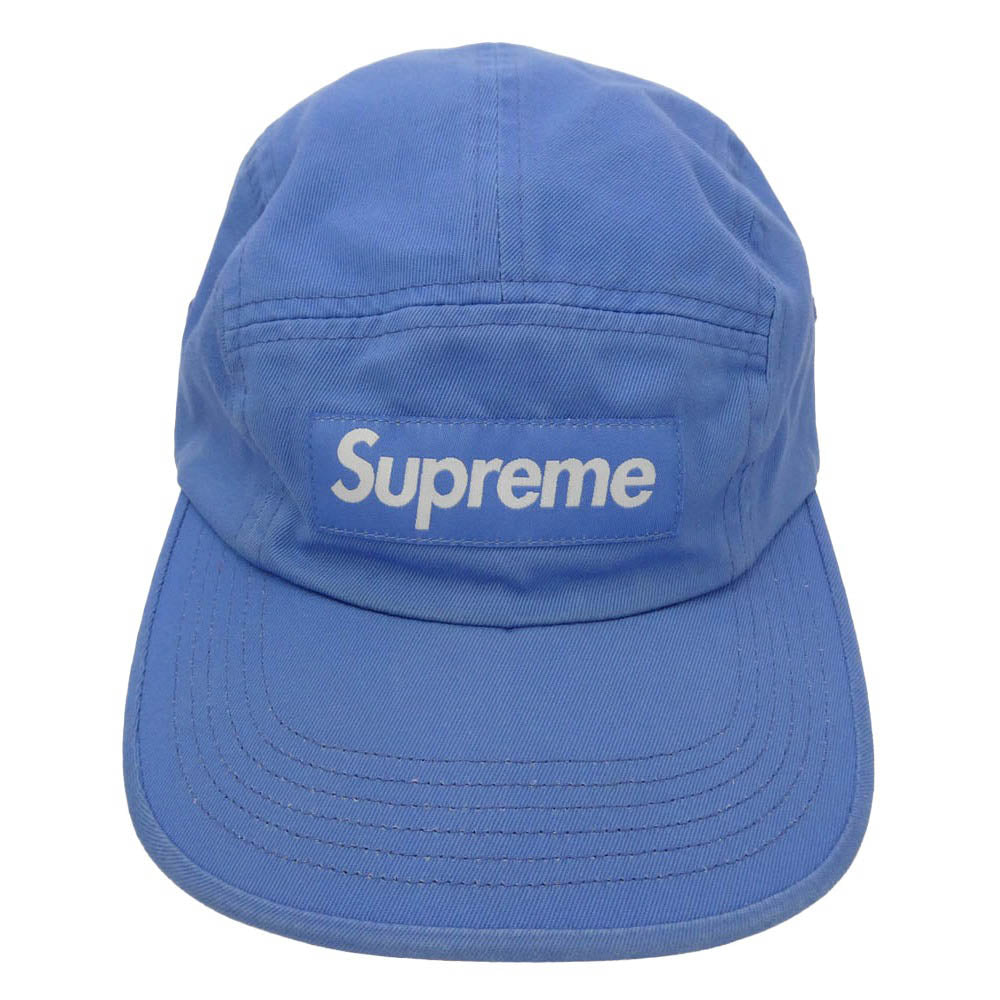 Supreme シュプリーム 24SS Washed Chino Twill Camp Cap ウォッシュド チノ ツイル キャンプ キャップ ブルー系 58cm【中古】