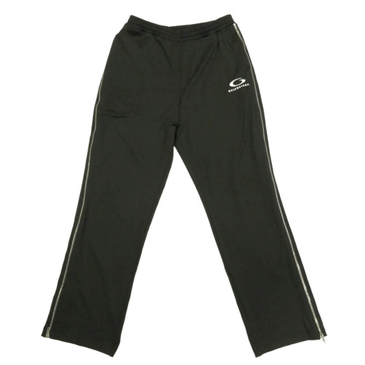 BALENCIAGA バレンシアガ 25SS 837515 Zipped Loop Sports Icon Sporty サイド ジップ スポーツ アイコン トラック ジャージ パンツ ブラック系 M【中古】