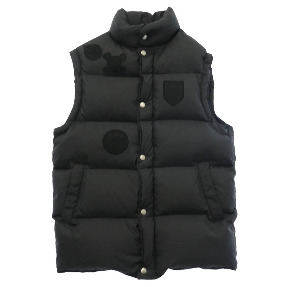 STUSSY ステューシー SOPHNET. ソフネット SOPH-67151 × SOPHNET ソフネット ロゴワッペン ダウンベスト ジレ ブラック系【中古】