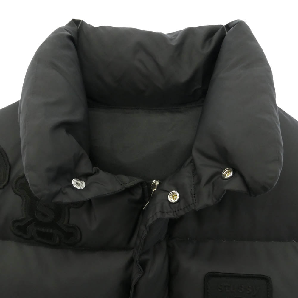 STUSSY ステューシー SOPHNET. ソフネット SOPH-67151 × SOPHNET ソフネット ロゴワッペン ダウンベスト ジレ ブラック系【中古】