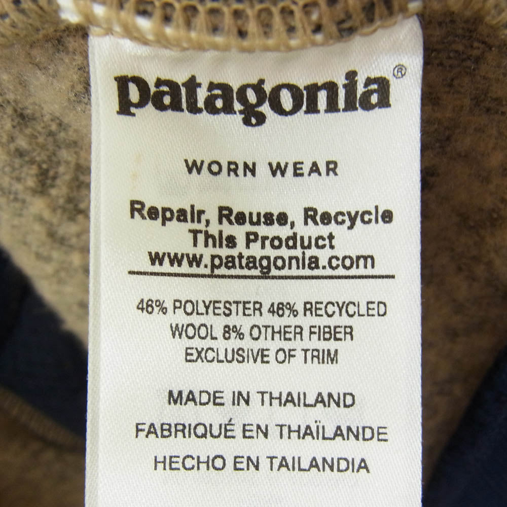 patagonia パタゴニア 18AW 26935FA18 Woolyester Fleece Jacket ウール フリース ジャケット ライトブラウン系 M【中古】
