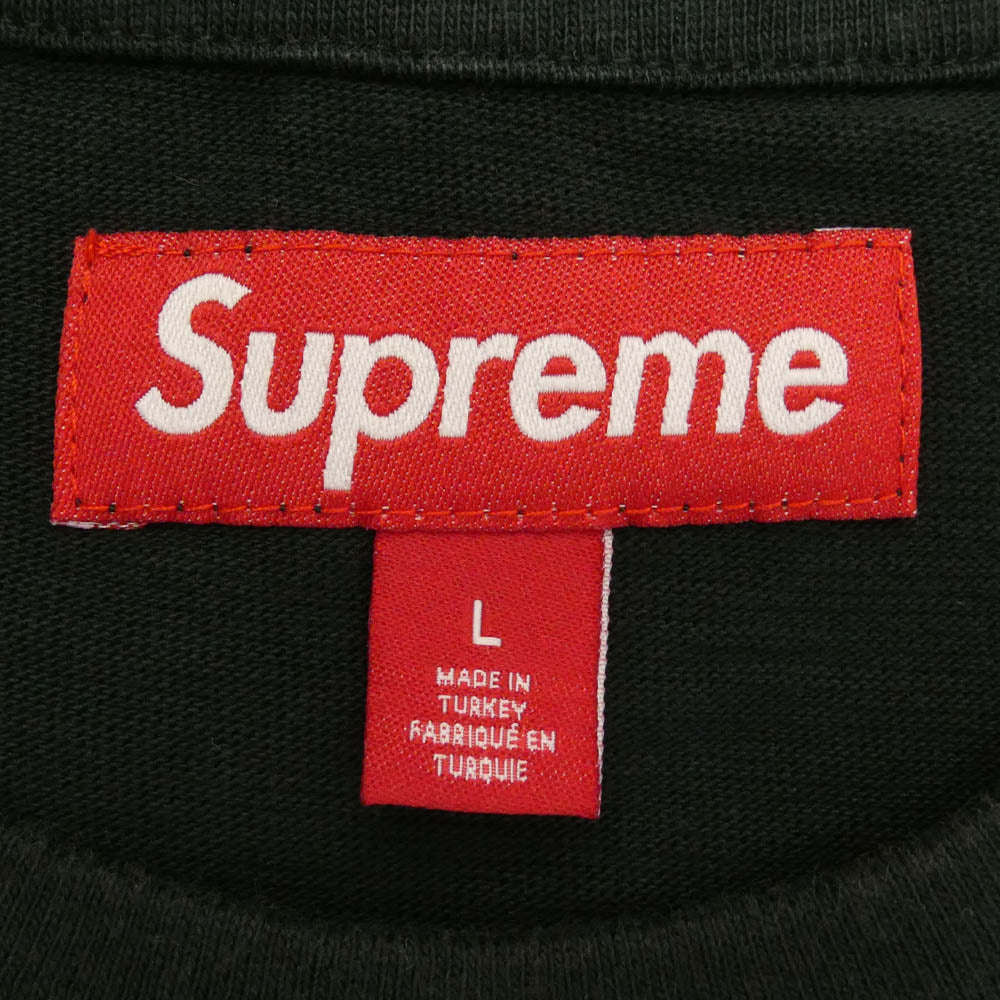 Supreme シュプリーム 25AW Dash Snow S/S Top ダッシュスノー クルーネック半袖Tシャツ カットソー ブラック系 L【新古品】【未使用】【中古】