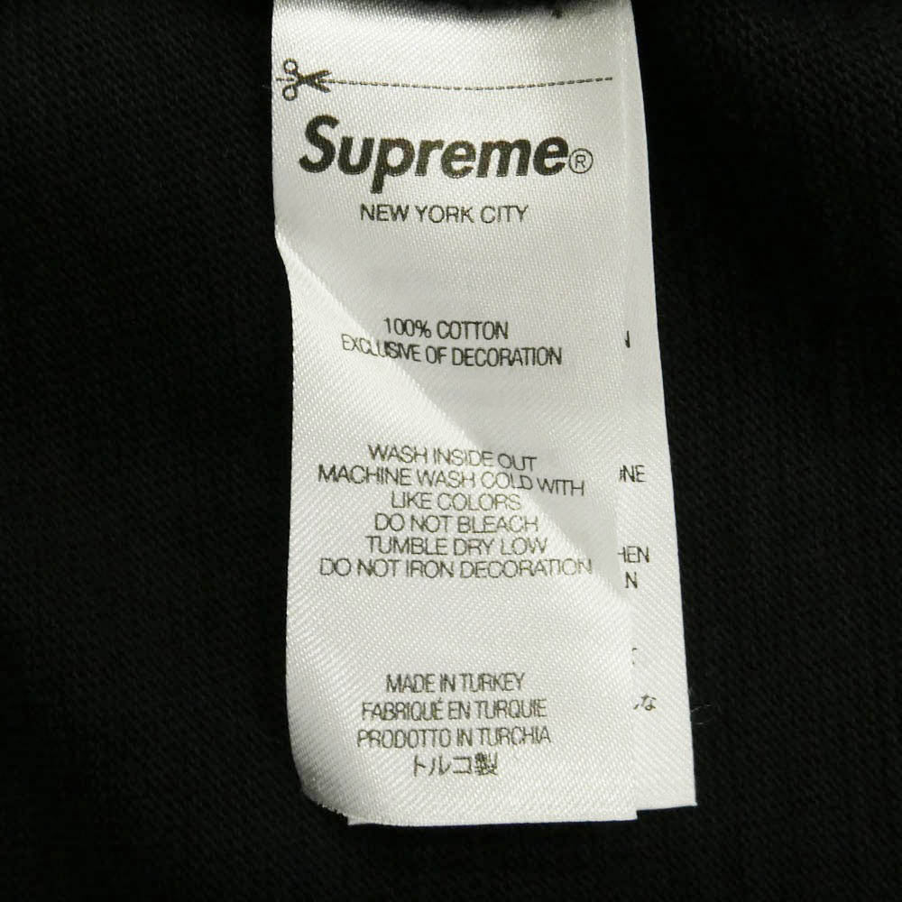 Supreme シュプリーム 25AW Dash Snow S/S Top ダッシュスノー クルーネック半袖Tシャツ カットソー ブラック系 L【新古品】【未使用】【中古】
