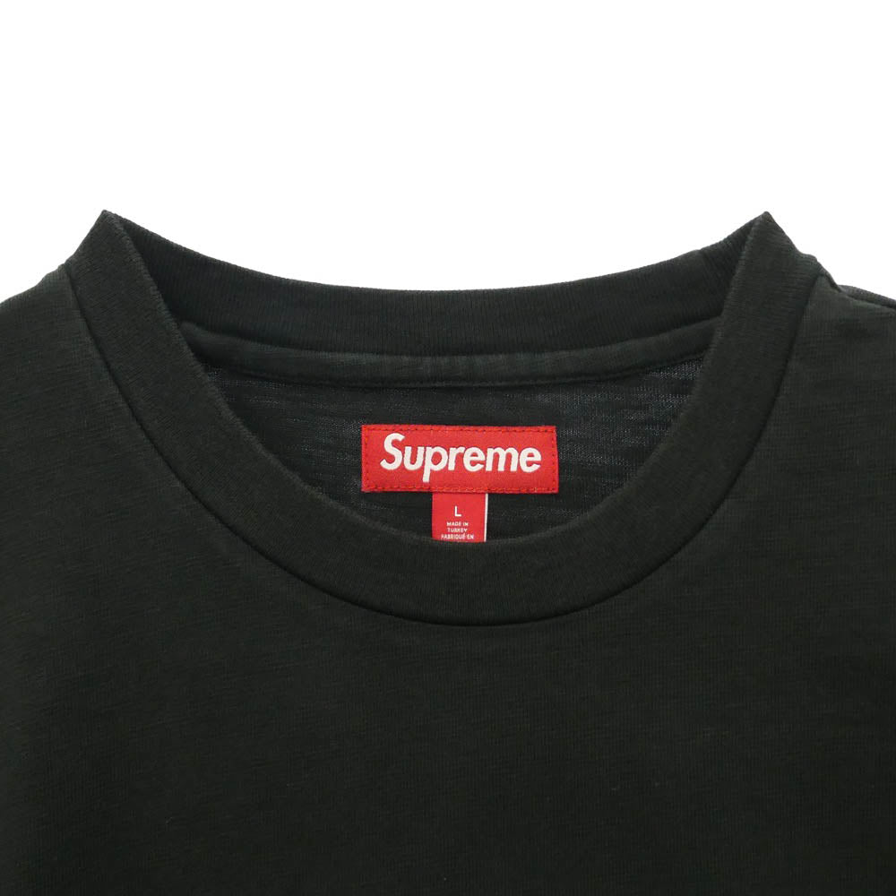 Supreme シュプリーム 25AW Dash Snow S/S Top ダッシュスノー クルーネック半袖Tシャツ カットソー ブラック系 L【新古品】【未使用】【中古】