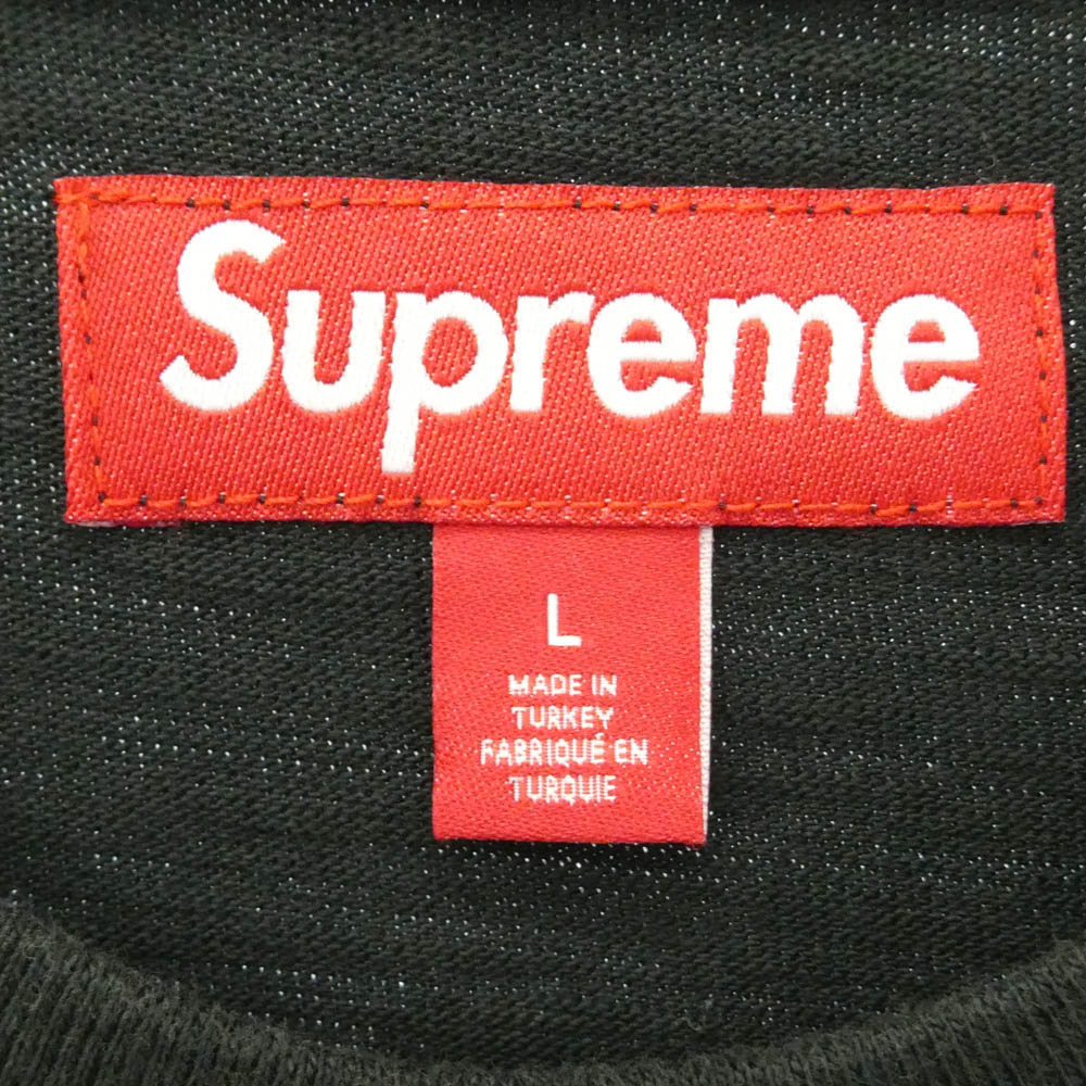 Supreme シュプリーム 25AW Dash Snow S/S Top ダッシュスノー クルーネック半袖Tシャツ カットソー ブラック系 L【新古品】【未使用】【中古】