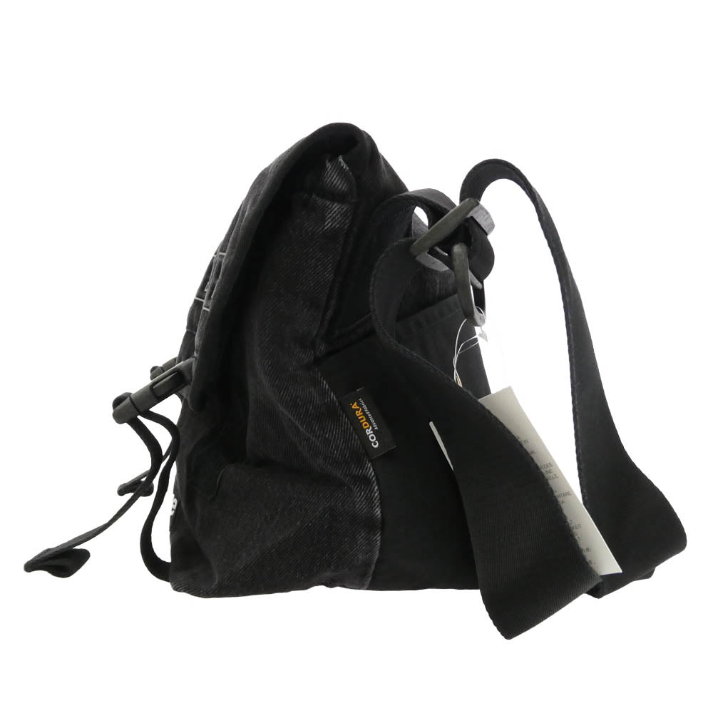 Supreme シュプリーム 25AW Denim Messenger Bag ボックスロゴ デニム メッセンジャー バッグ ブラック系 27×38×19cm【新古品】【未使用】【中古】