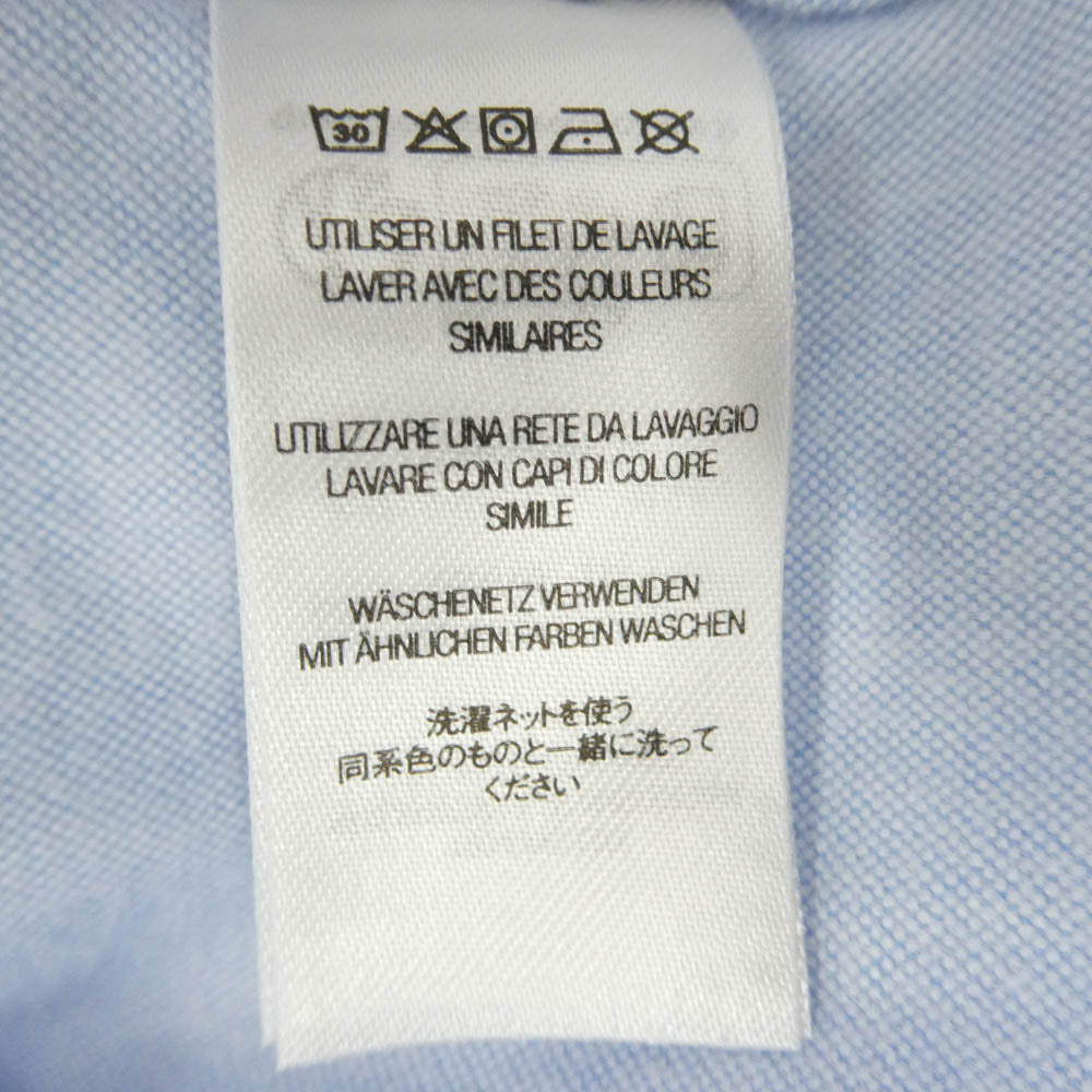 Supreme シュプリーム 25AW Loose Fit Flannel Oxford Shirt ルーズフィット フランネル オックス フォード 長袖シャツ ライトブルー系 L【新古品】【未使用】【中古】