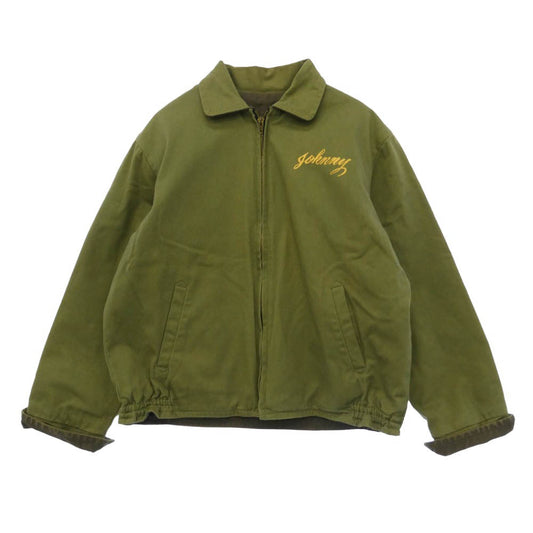 Buzz Rickson's バズリクソンズ BR10795 TOUR JACKET コットン リバーシブル ツアー ジャケット グリーン系 ダークブラウン系 36【中古】