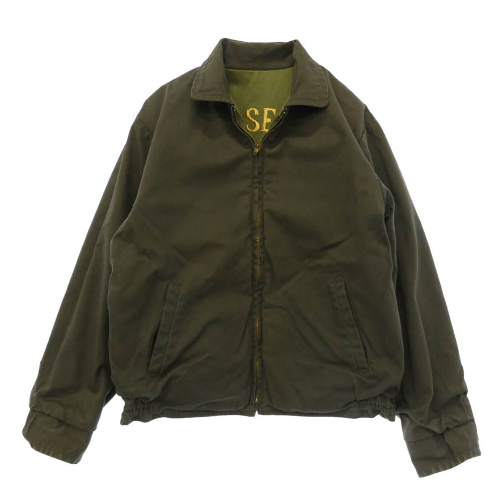 Buzz Rickson's バズリクソンズ BR10795 TOUR JACKET コットン リバーシブル ツアー ジャケット グリーン系 ダークブラウン系 36【中古】