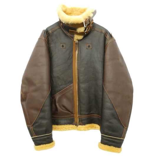 Buzz Rickson's バズリクソンズ M83157 M品番 TYPE B-3 B.R.C.CORP社復刻 B-3 レザー フライト ジャケット ライトブラウン系 ダークブラウン系 40【中古】