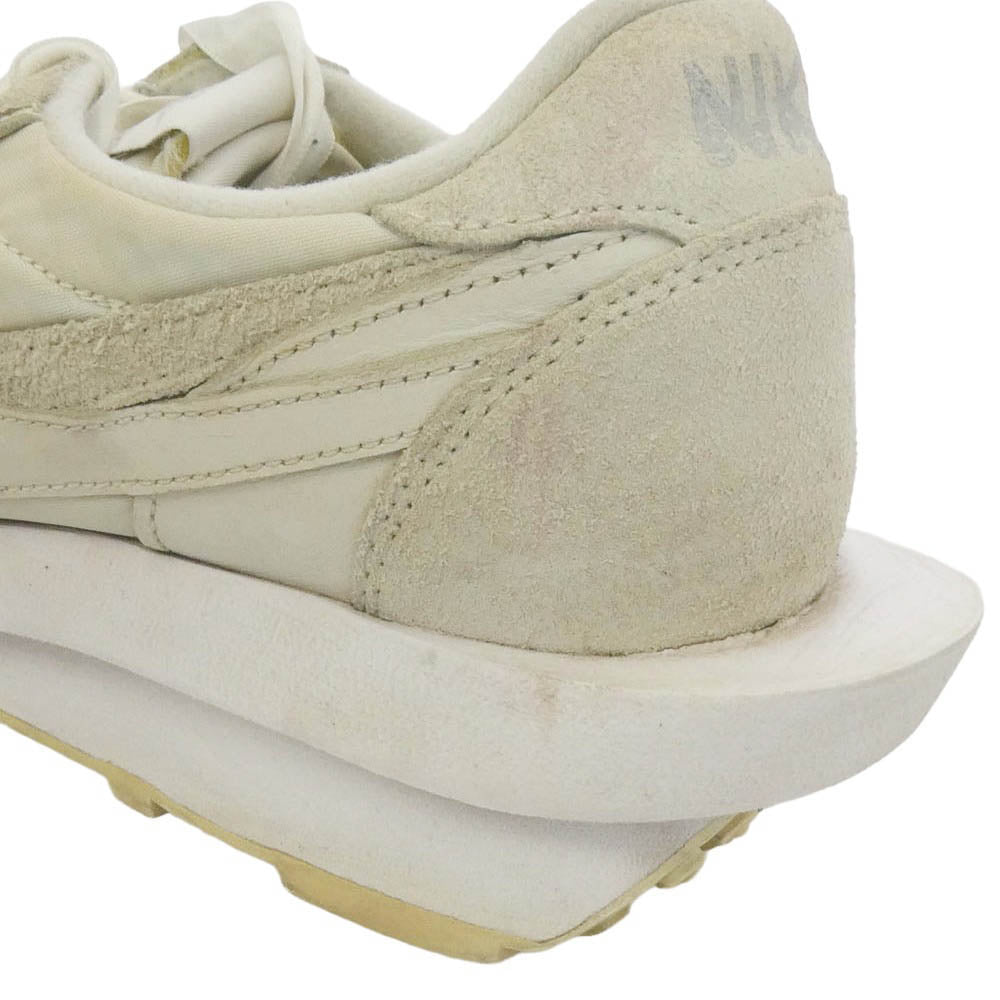 NIKE ナイキ Sacai サカイ BV0073-101 × sacai LDV Waffle Triple White サカイ ワッフル トリプルホワイト ローカット スニーカー オフホワイト系 ベージュ系 26.5cm【中古】