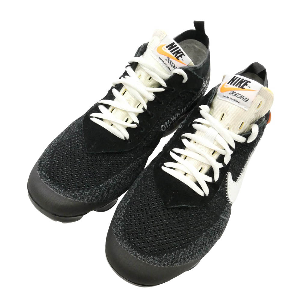 NIKE ナイキ OFF-WHITE オフホワイト AA3831-001 フェイクバスターズ鑑定済 Off-White Air Vapormax The Ten オフホワイト エア ヴェイパーマックス ザ テン ローカット スニーカー 27.5cm【中古】